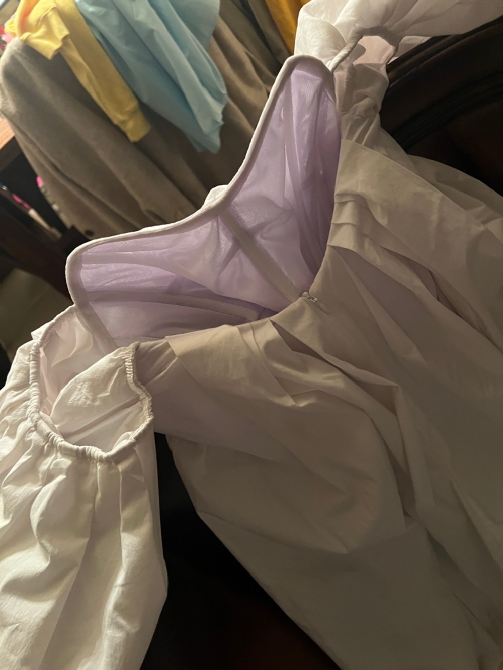 Caroline Constas White Off-Shoulder Maxi Dress - Picture 11 of 12